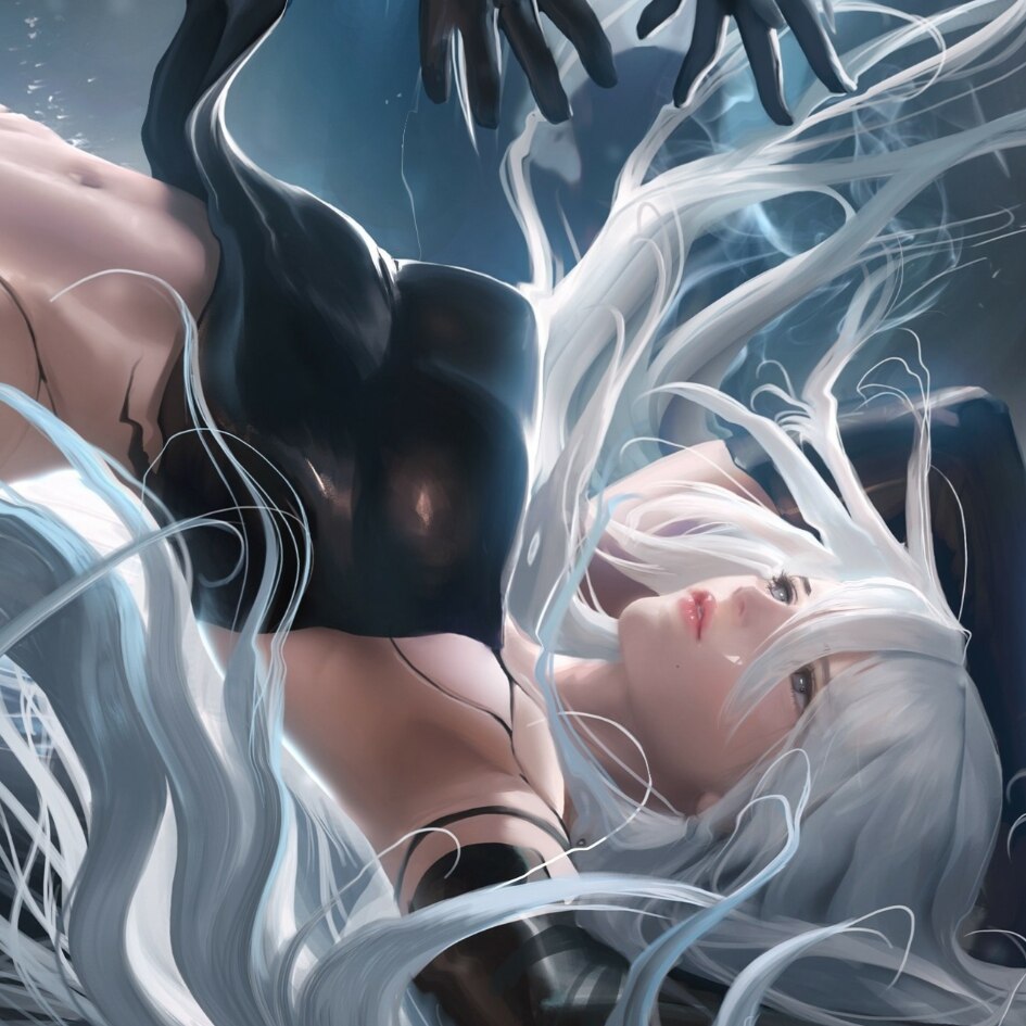 A2 - Nier Automata - Art by Sakimichan