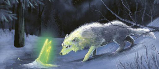 Хантер белый волк