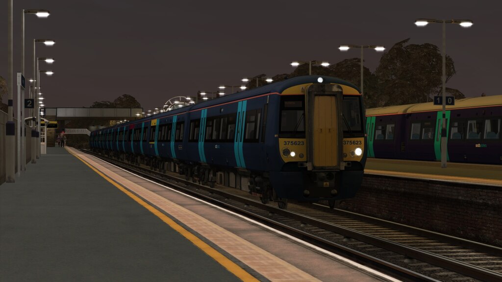 Steam Community Screenshot Class 375s And Class 377 At Rainham With At The Front Of The Victoria Service On P1