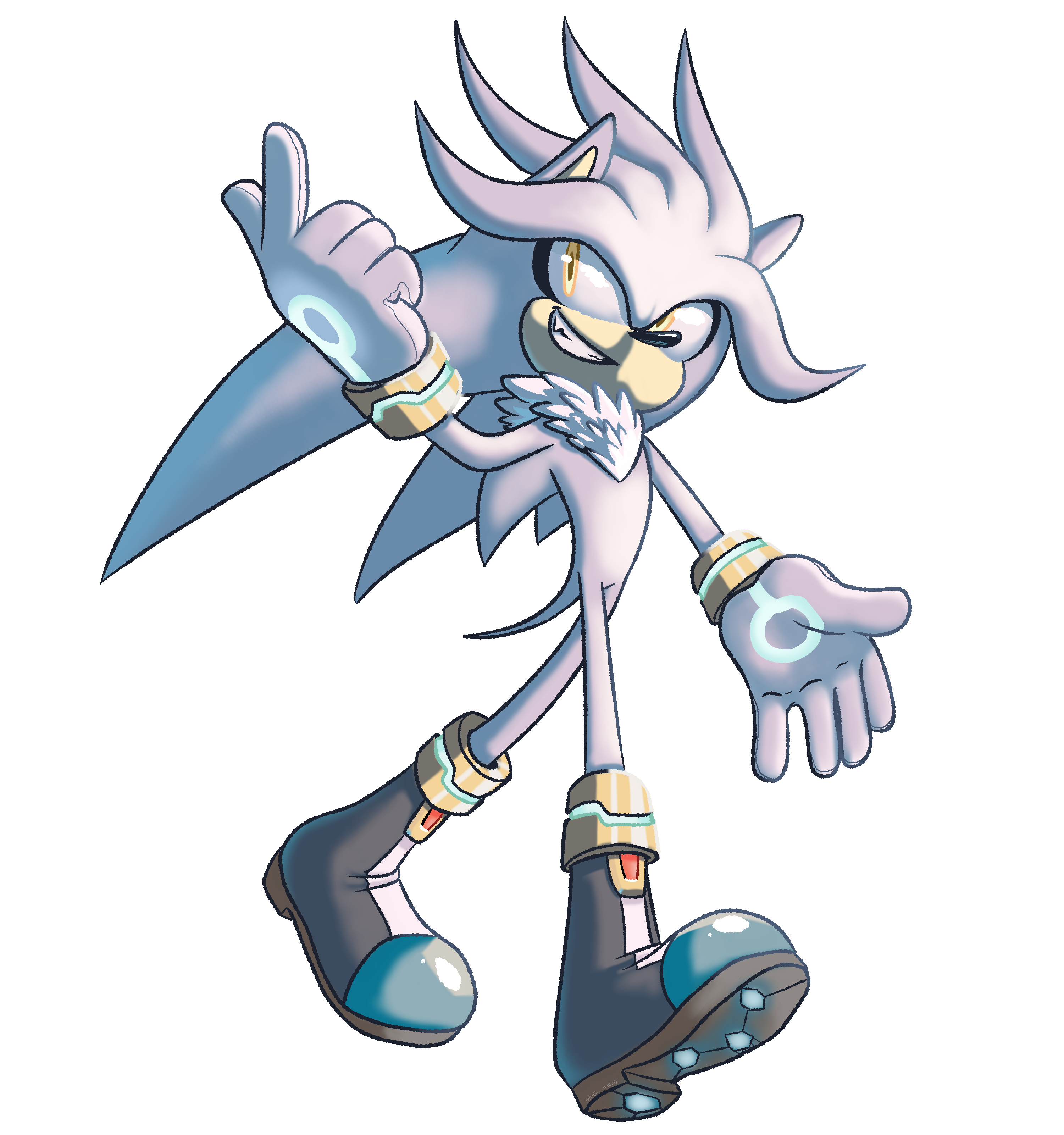 Картинки соник сильвер