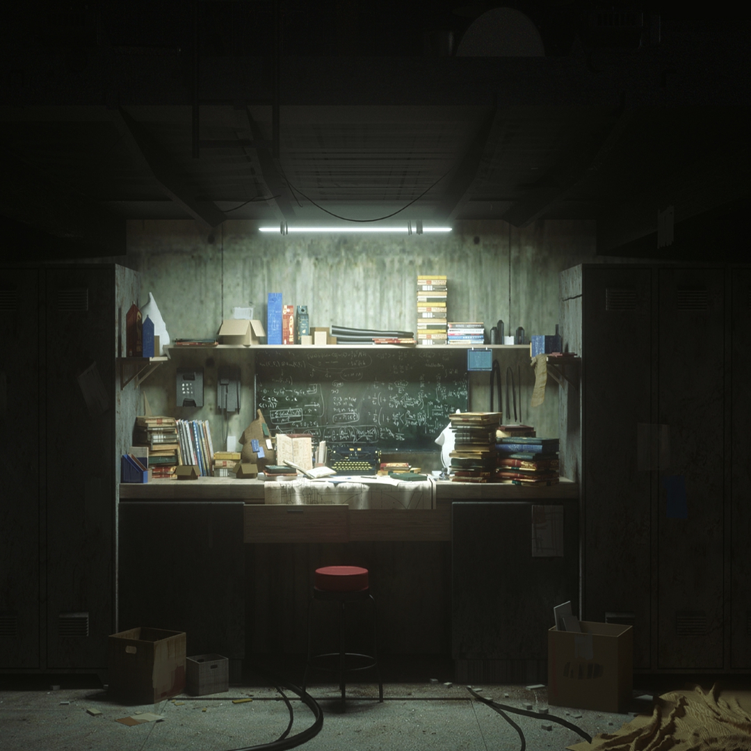 Work Place Lonely Wallpaper Engine