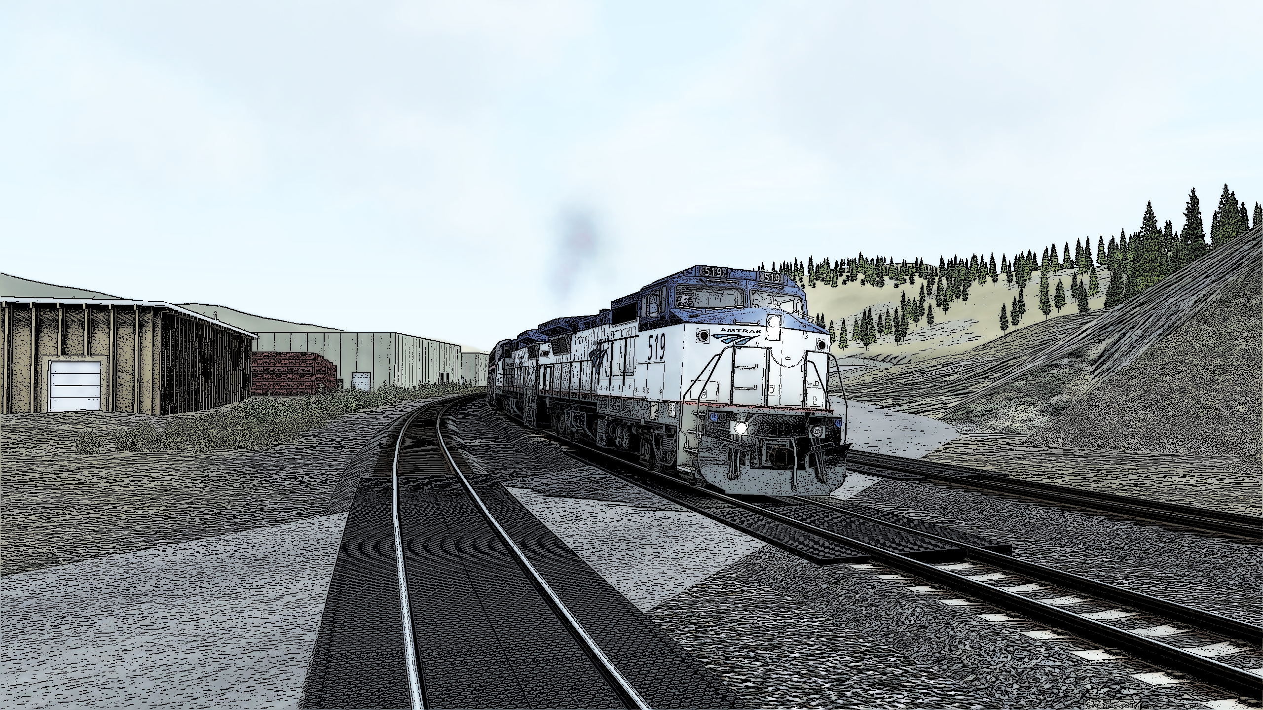 run 8 train simulator horns