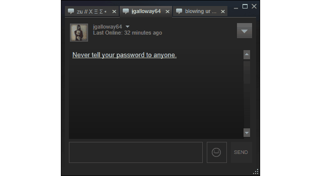 Chat history steam