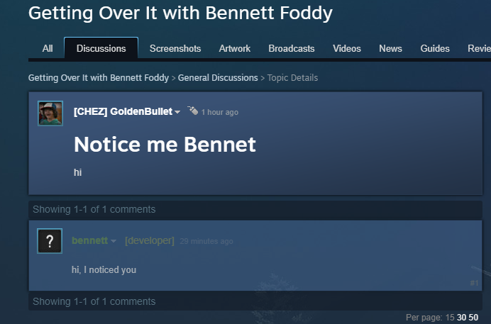 Steam Community Getting Over It With Bennett Foddy