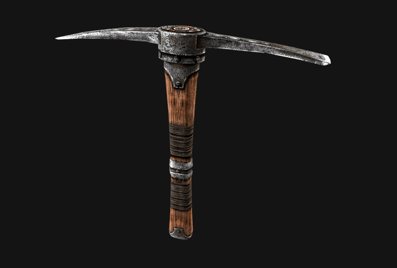 Damascus Steel Pickaxe screenshot 1