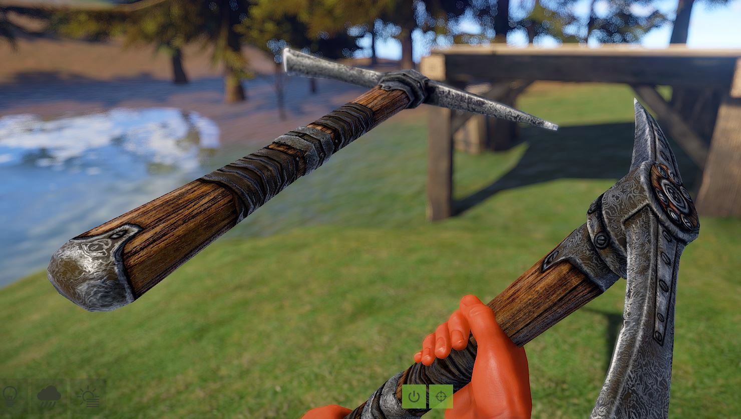 Damascus Steel Pickaxe thumbnail 5