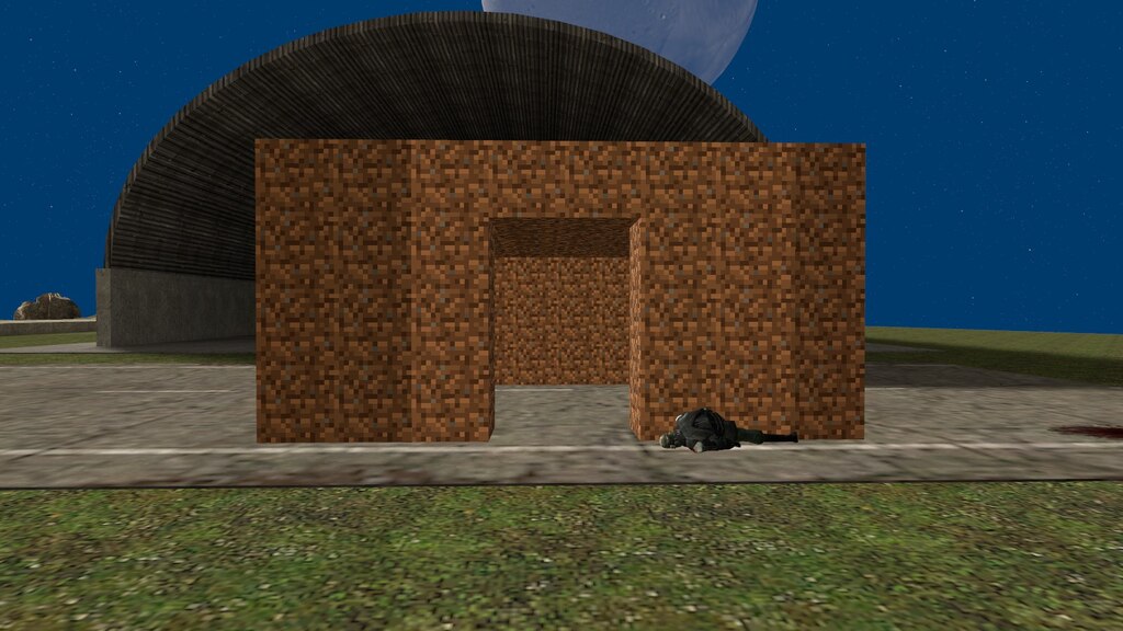 Steam 社区 截图 My Minecraft Dirt House In Garry S Mod