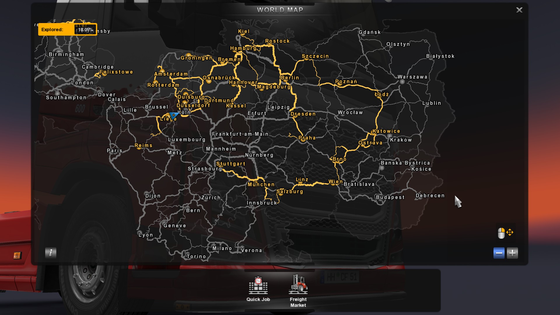 euro truck simulator 2 map unlocked