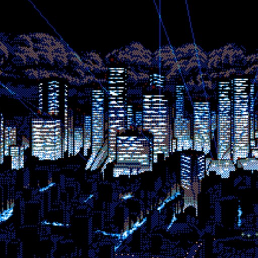 Steam Workshop::pixel art city nigth