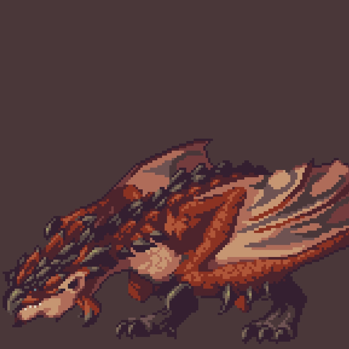 Pixel Rathalos GIF