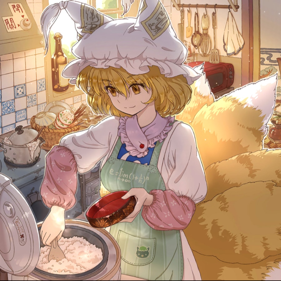 Touhou - Breakfast at Yakumo family home