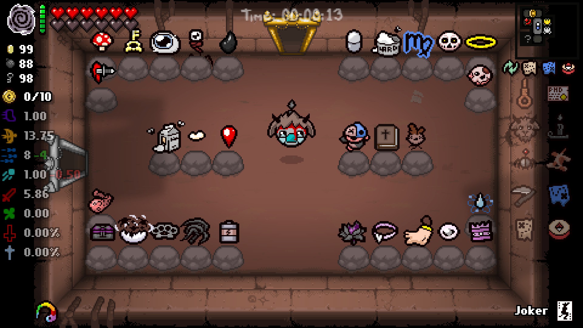 binding of isaac afterbirth mods greed item