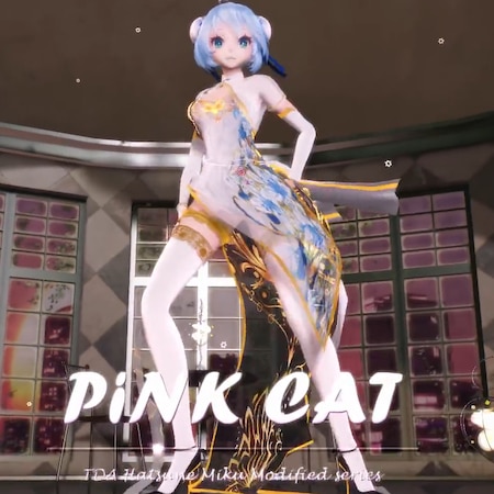 【MMD】PiNK CAT ×  Miku's series 1080P