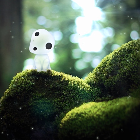 Mononoke Hime - Ghibli - Animated Kodama - 60fps 1080p | Wallpapers HDV