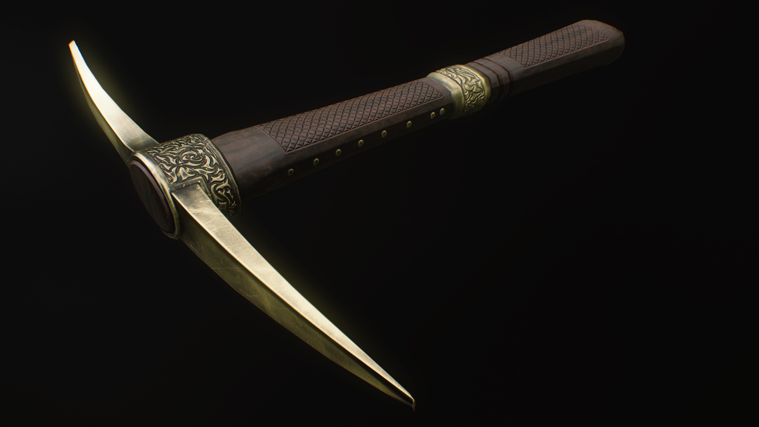 Tarnished Sun Pick Axe