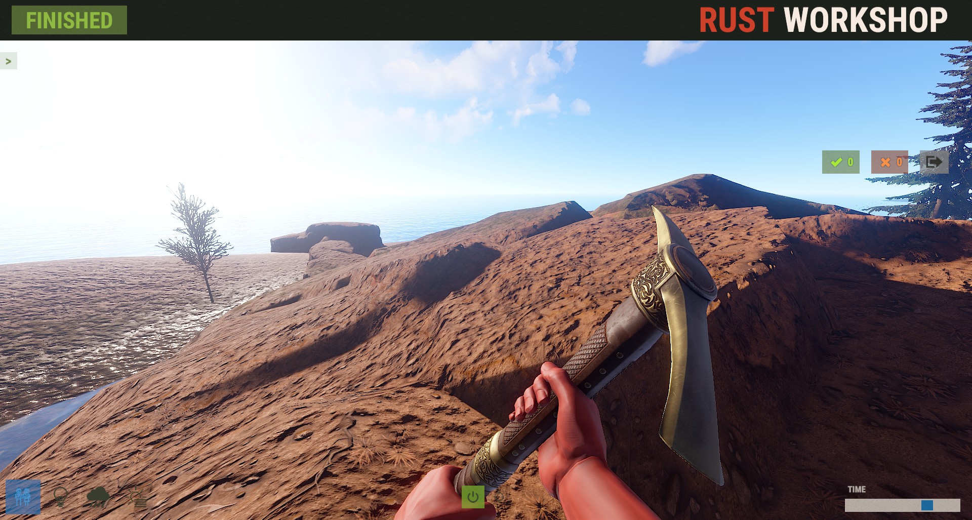 Tarnished Sun Pick Axe thumbnail 2
