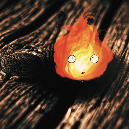 Steam Workshop Calcifer Howl no Ugoku Shiro Ghibli Studio