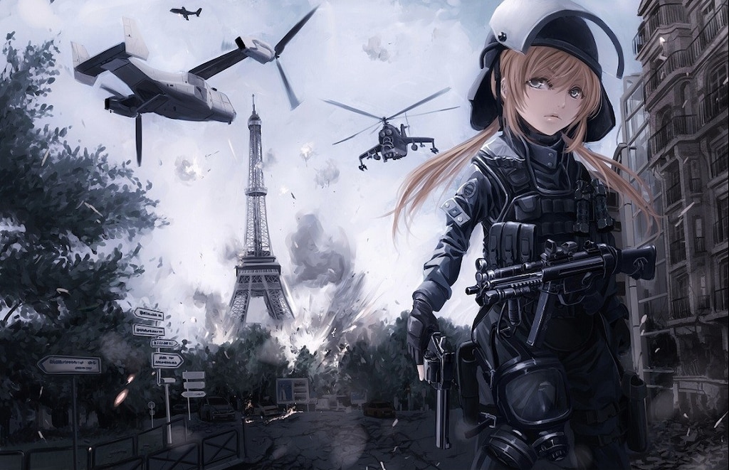 steam toplulugu modern warfare 3 anime fanart