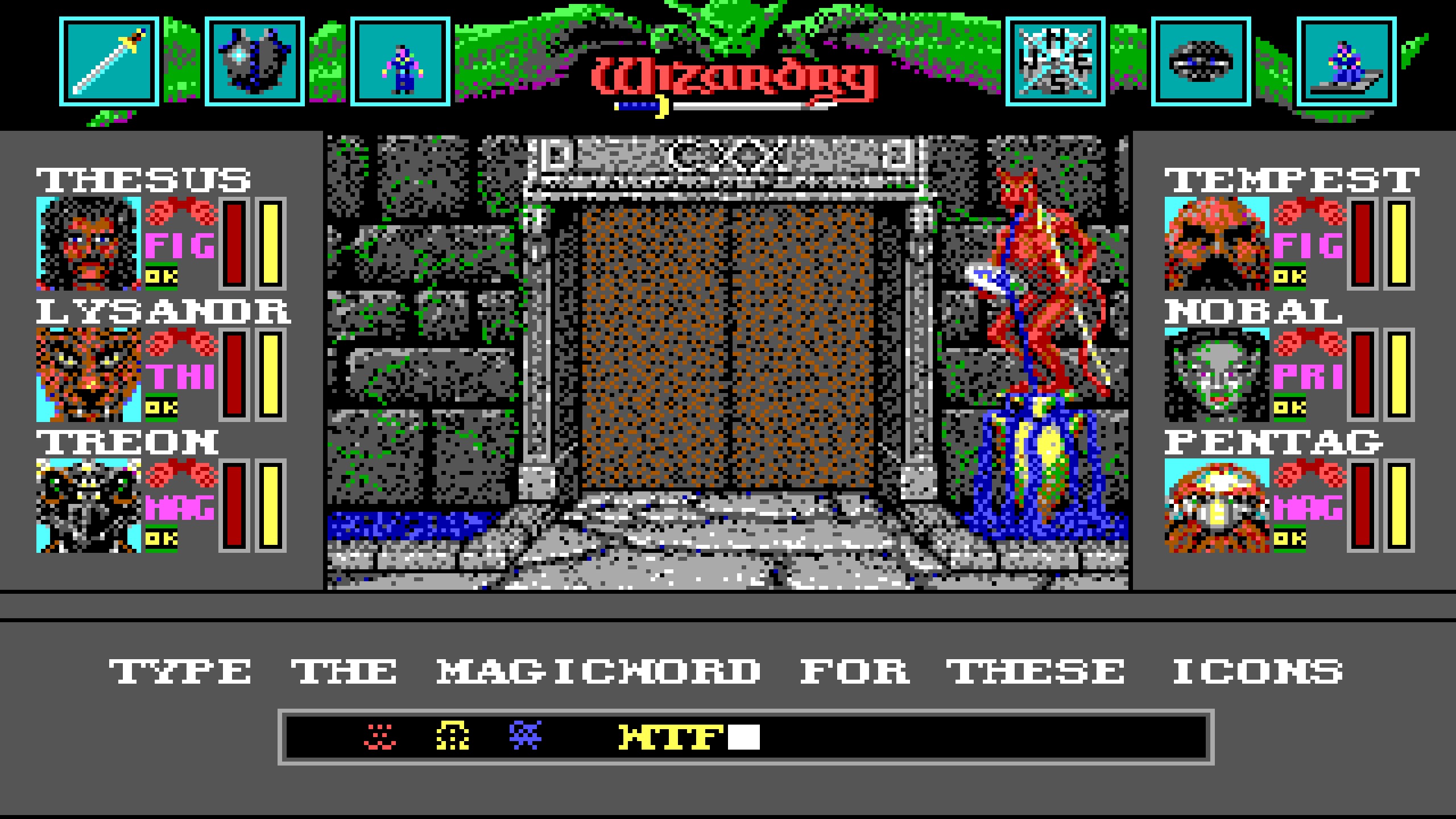 wizardry 6 magic word