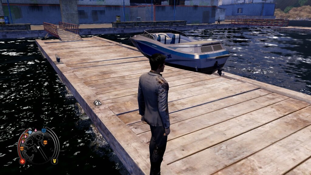 How to dock a boat in sleeping dogs