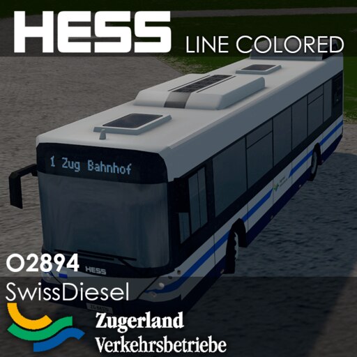 Workshop Steam::HESS O2894 Bus ZVB (Swiss Diesel)