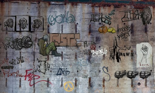 Альянс half-Life 2 граффити