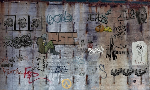 граффити на стену стим фото 26
