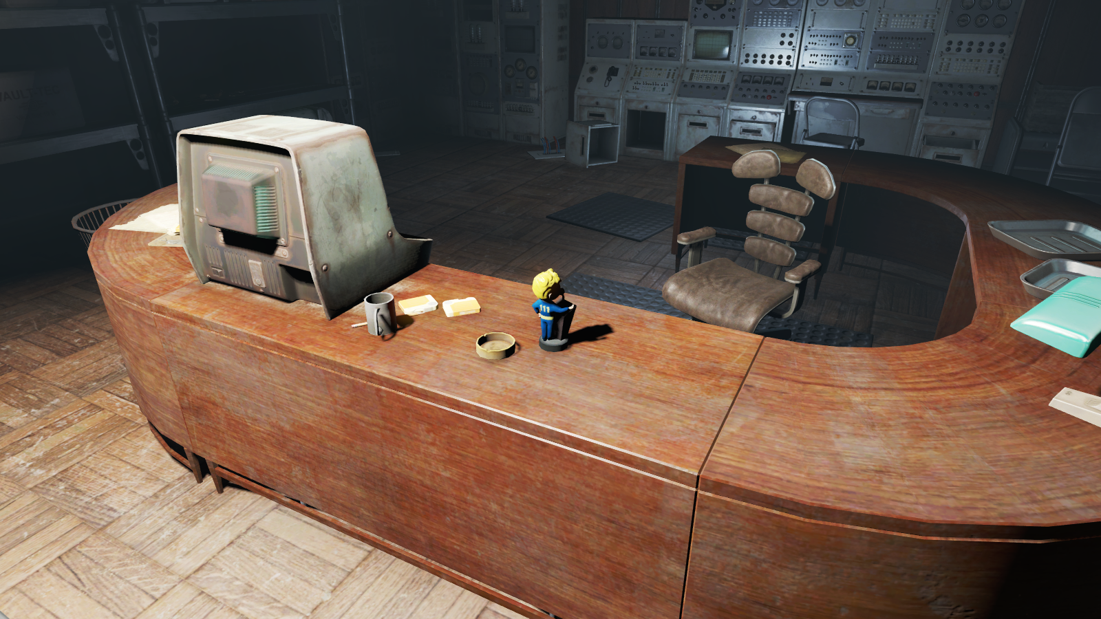 It is found in the Vault 114 Overseer's Office where you find... 