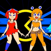 Pac-Man Ghost girls (1080p 60fps). 