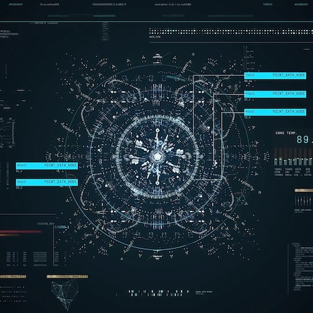 来自未来的交互界面 FUI ECHO - Screen Graphics / Fantasy User Interface(Part Of The Wallpaper)-1080P 25FPS