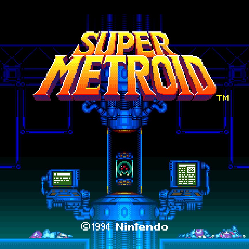 Super Metroid - Title Screen