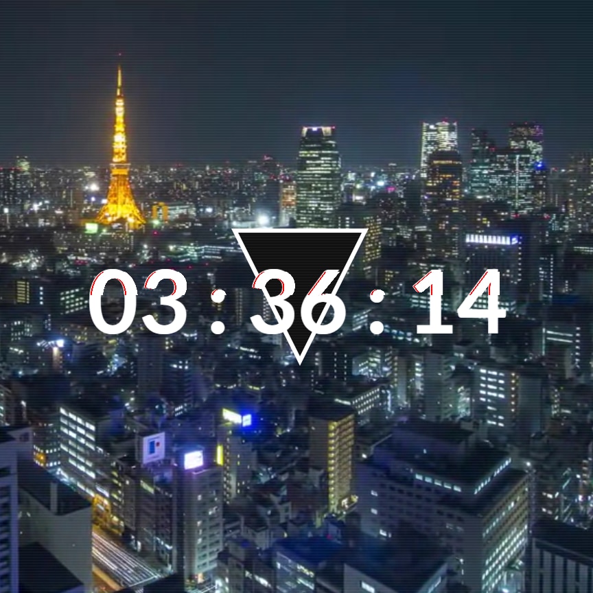 Glitch Clock Tokyo