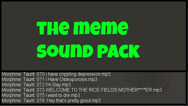 Steam Workshop The Meme Taunt Pack