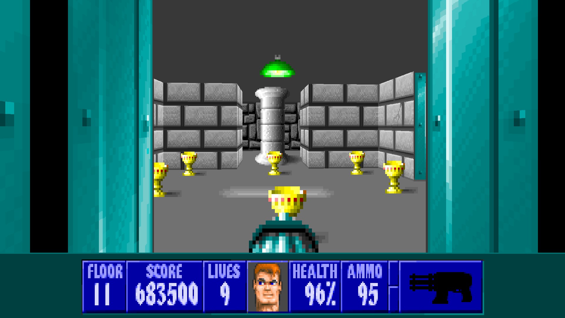 episode 2 floor 7 of wolfenstein 3d spear of destiny