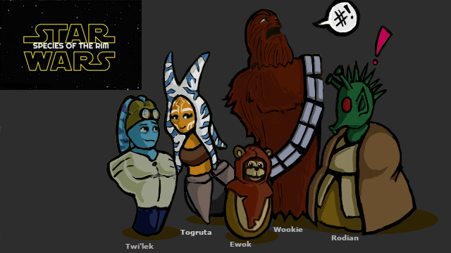 skyrim se star wars races