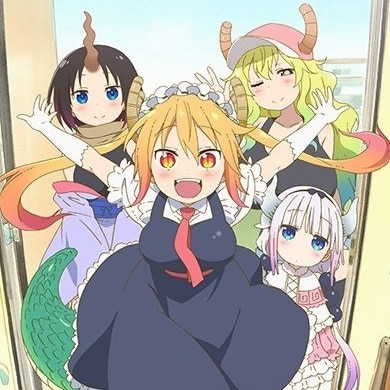 Kobayashi-san Chi no Maid Dragon OP [1080p/60fps