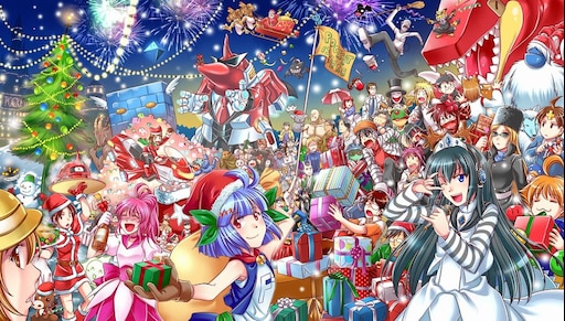 Аниме картинки новый год Аниме картинки новый год