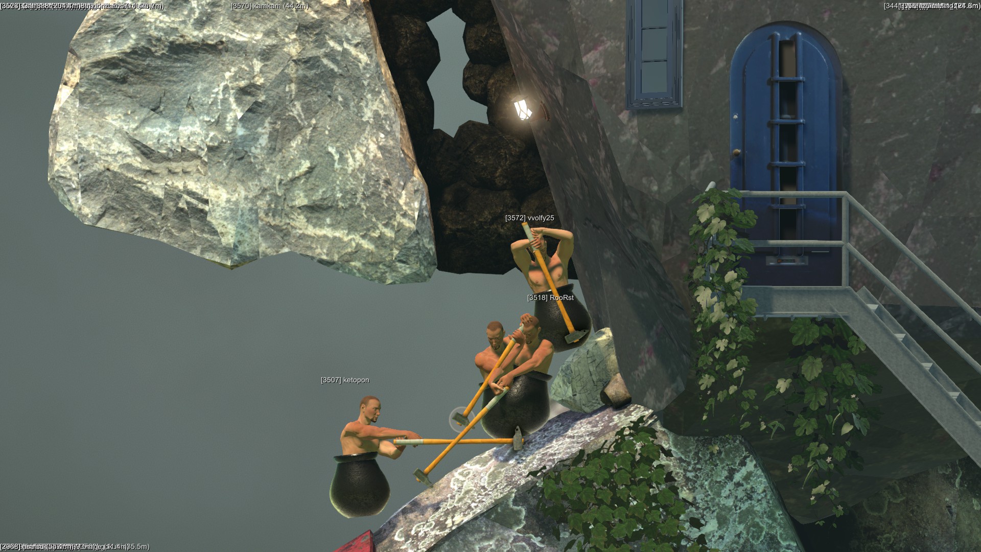 getting over it with bennett foddy map zoomed out