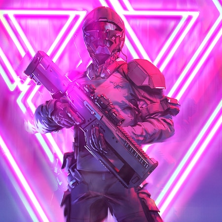 Neon Soldier by gary inloes