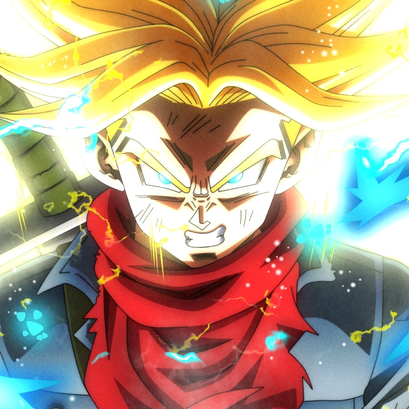 Super Saiyan Rage Trunks - Dragon Ball
