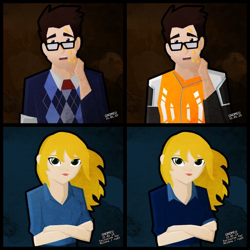 Steam Community Dbd Steam Avatars Dwight And Laurie Set 1