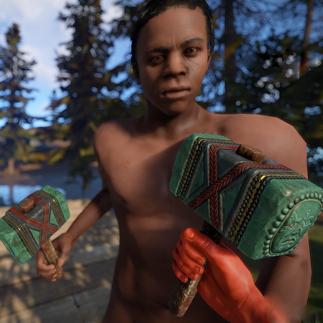 Aztec Jade Hammer thumbnail 2