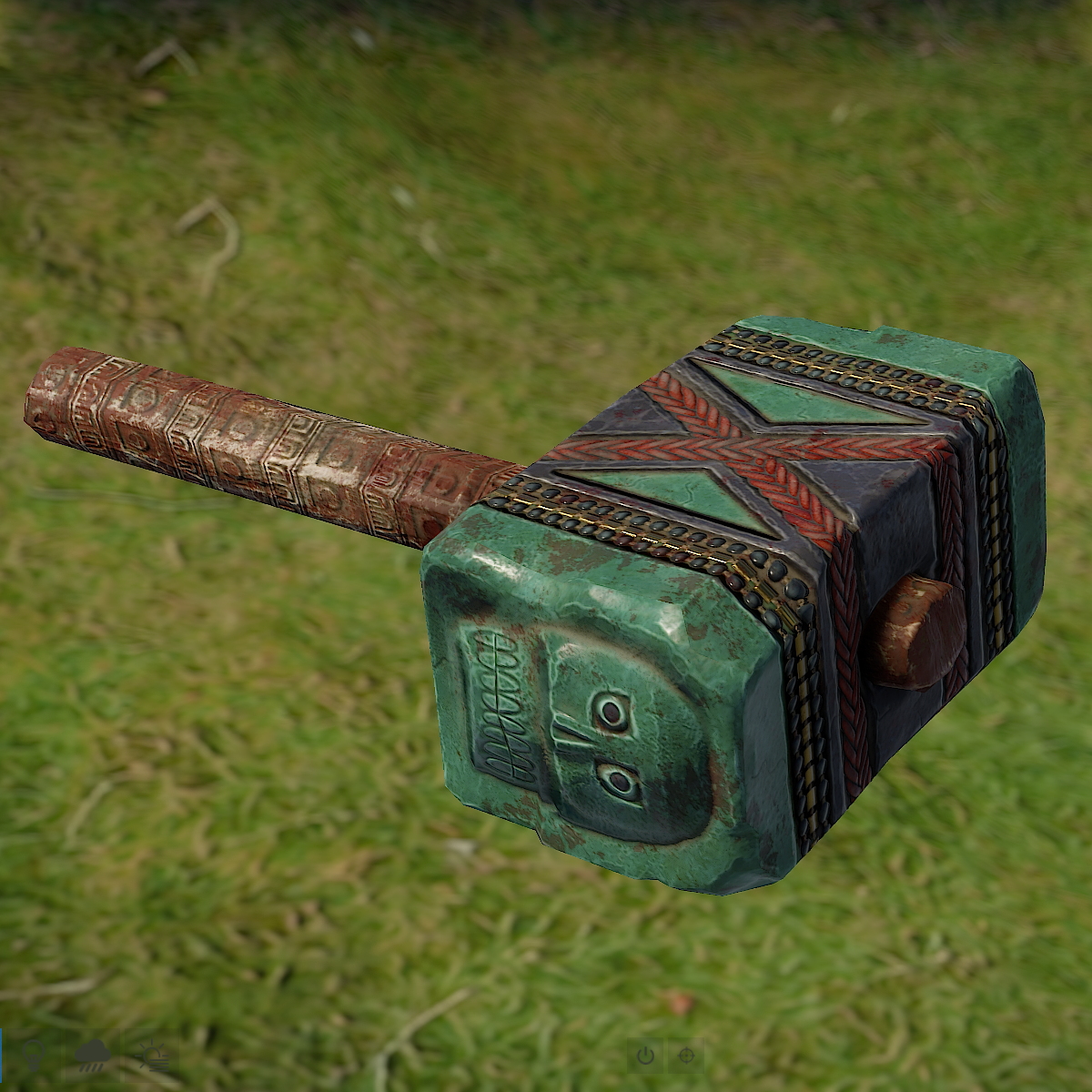 Aztec Jade Hammer thumbnail 4