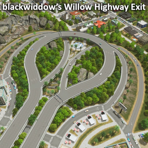 Steam Workshop::blackwiddow's Willow Highway Exit.