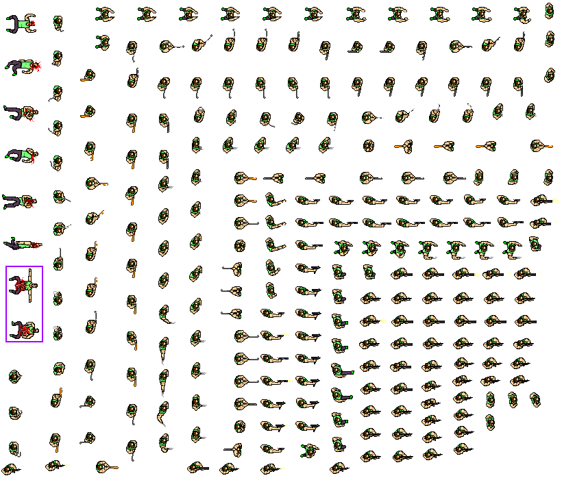 Side note - Evan's sheet has a ton of unused sprites from an earlier p...