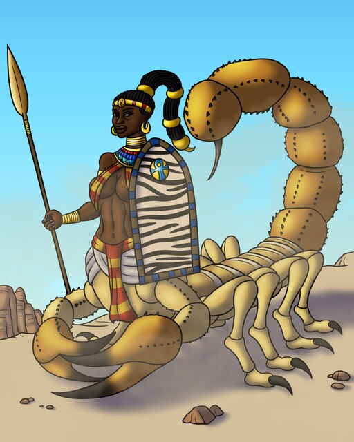 Богиня Скорпион в Египте
