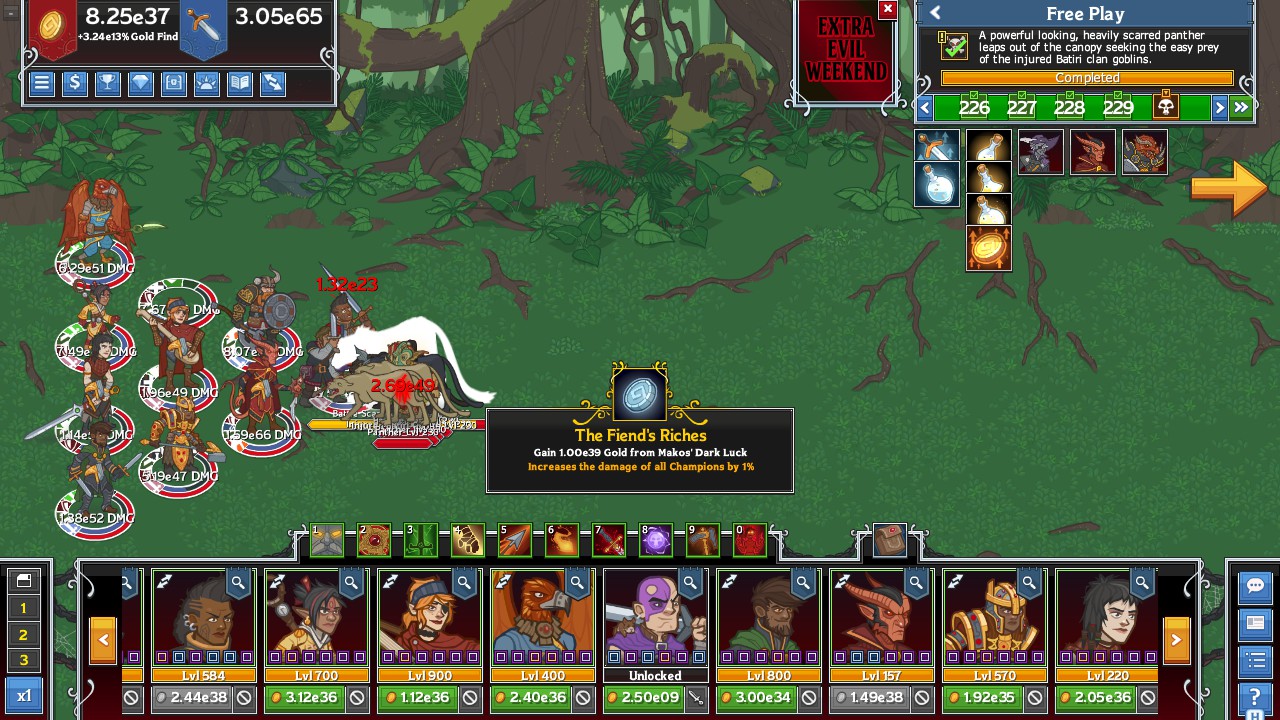 idle champions of the forgotten realms best formations