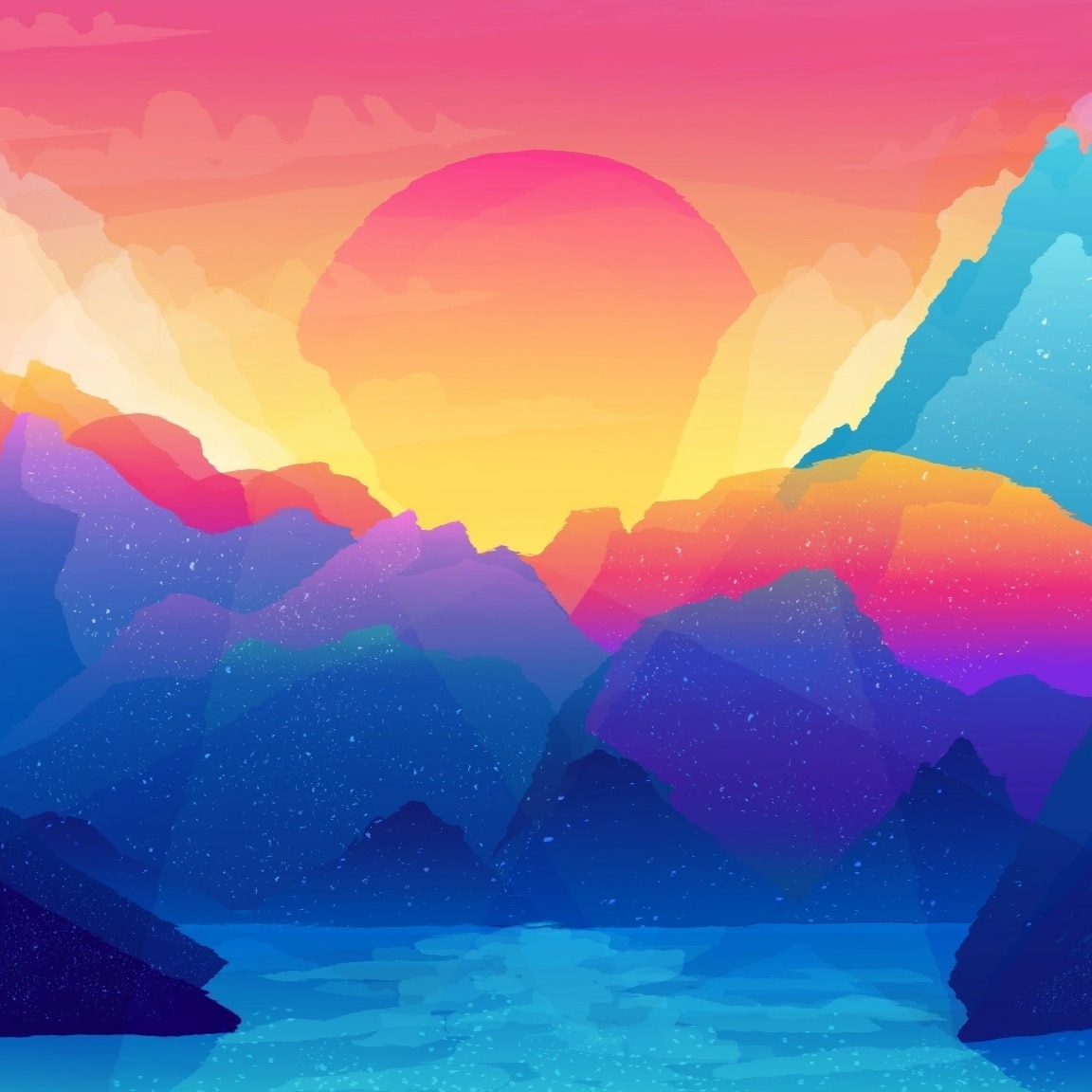 Psychedelic Sunset