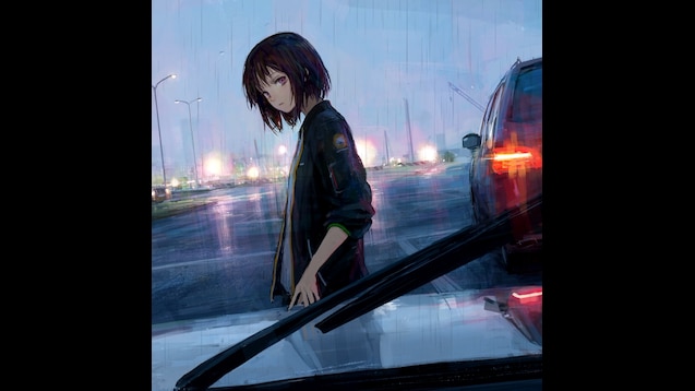 Steam Workshop Anime Girl Rain