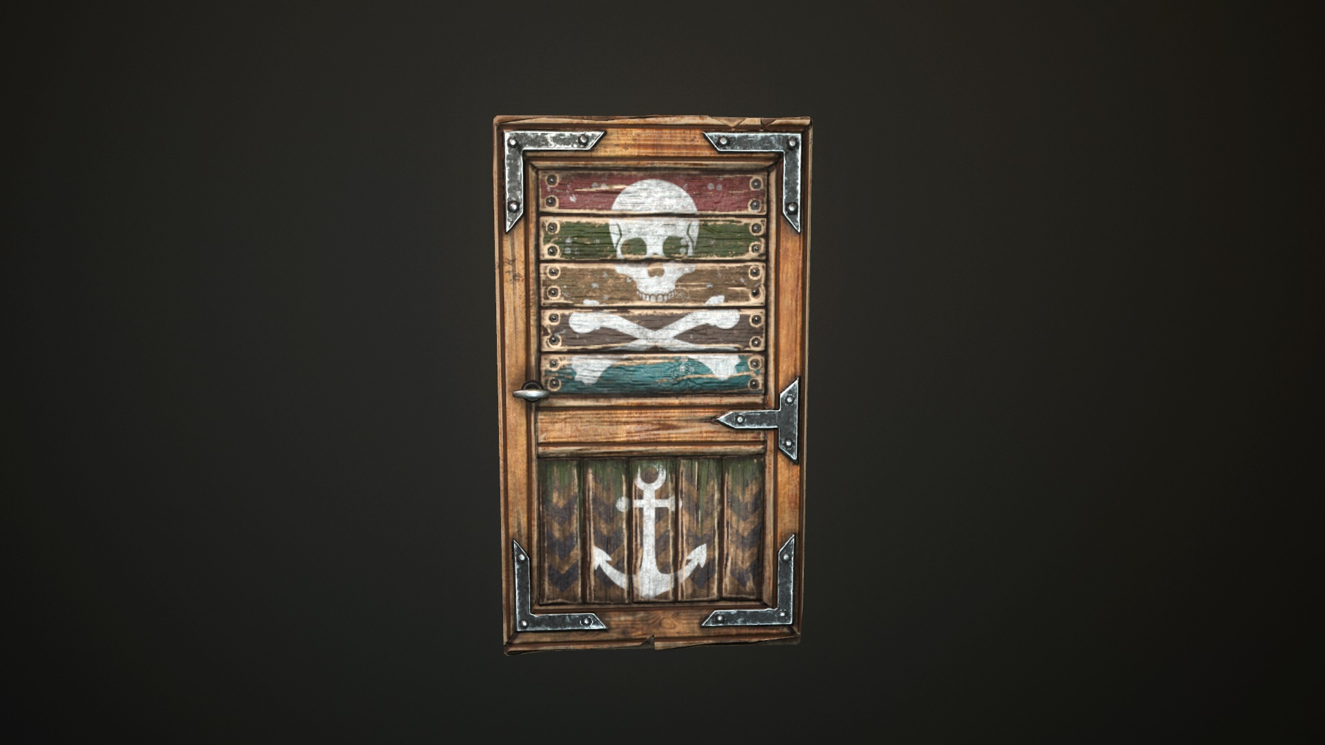 Pirate Wooden Door